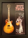 Mini gitara Jimi Page w ramce  FMG-012