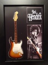 Mini gitara Jimi Hendrix w ramce  FMG-007