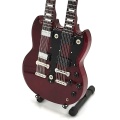 Mini gitara Led Zeppelin - Jimmy Page - Double Neck; skala 1:4; MGT-2059